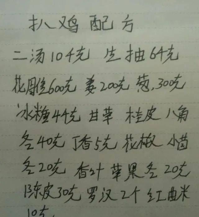  徒弟|老大厨退休前交给徒弟的手写配方本，总有一款是你需要的！