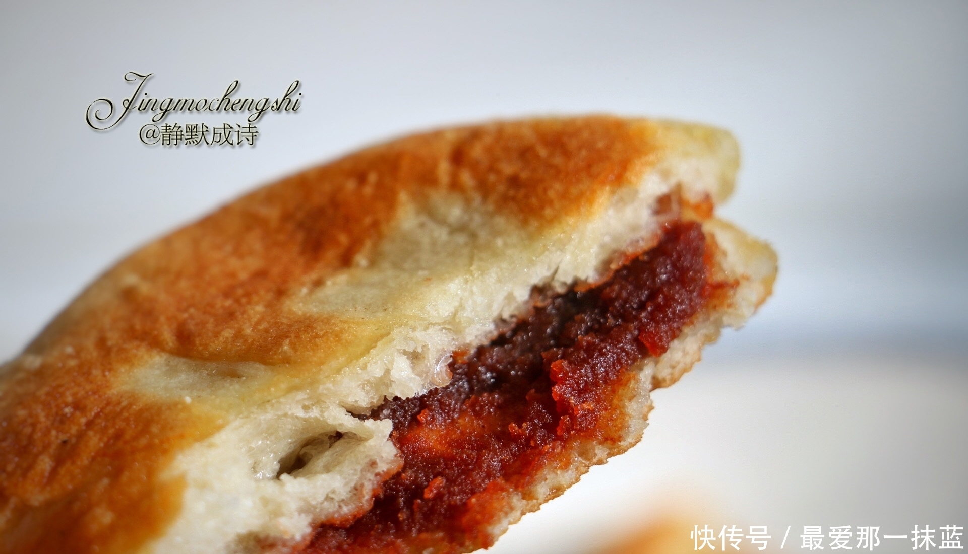 豆沙|老妈做的豆沙发面饼,暄软养胃,香甜可口,孩子特别喜欢吃