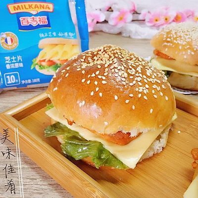 芝士|奥尔良芝士鸡腿堡