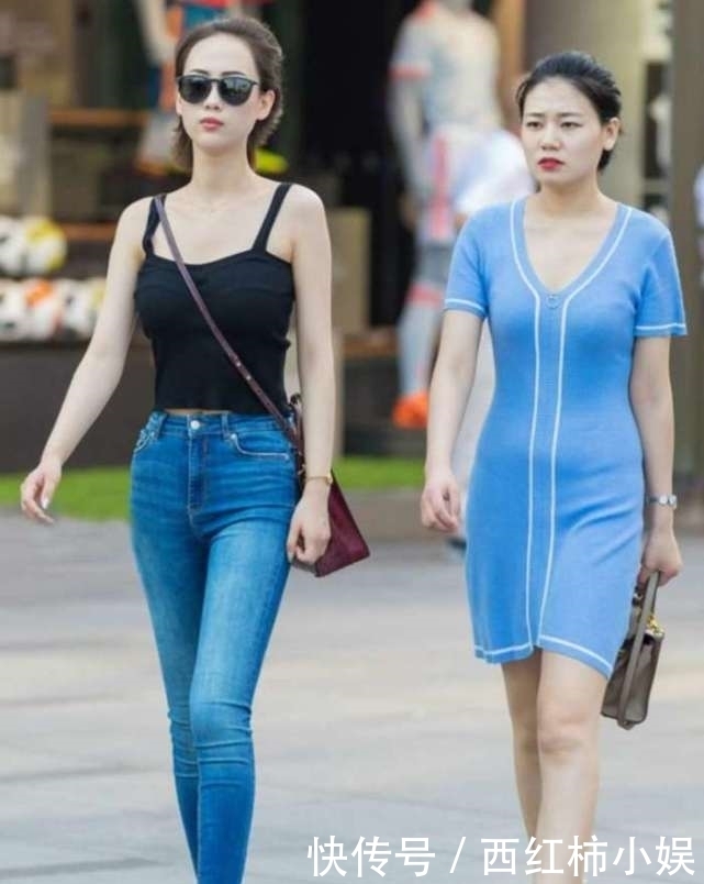 腿部线条|牛仔裤轻松调整线条比例,完美的身材真叫人羡慕