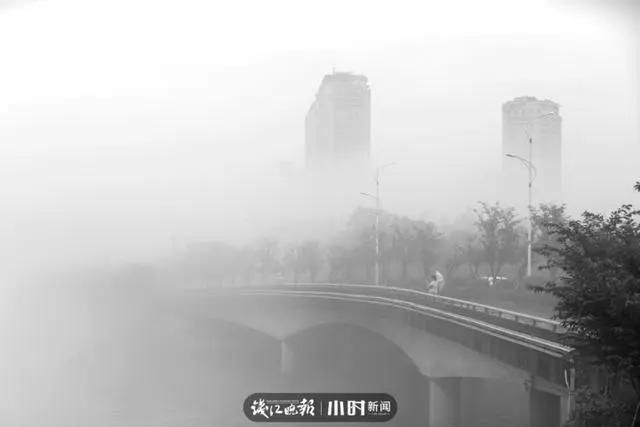  钱塘江|太仙！钱塘江“晨雾奇观”刷屏：恍如海市蜃楼