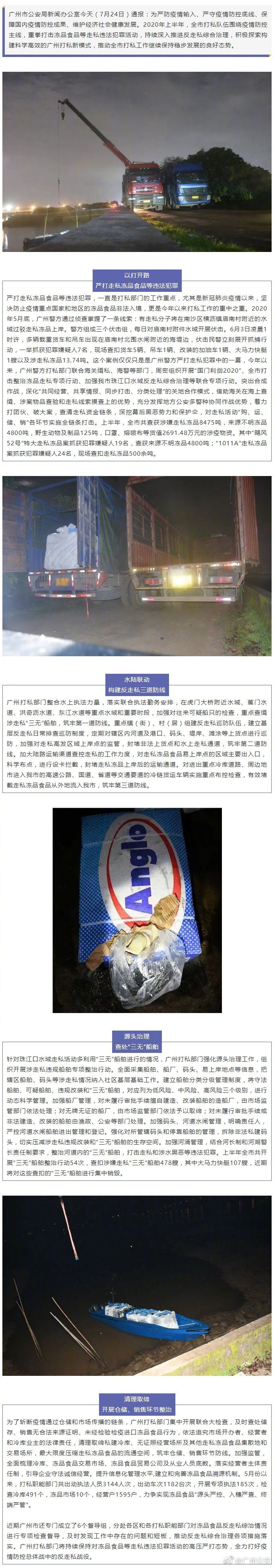  反走私|广州打私部门筑牢疫情防控反走私防线