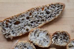 家庭|家庭烤箱法棍之一：多谷物法棍（国产高低粉-波兰种-隔夜冷藏法）