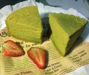  蛋糕|抹茶戚风蛋糕六寸