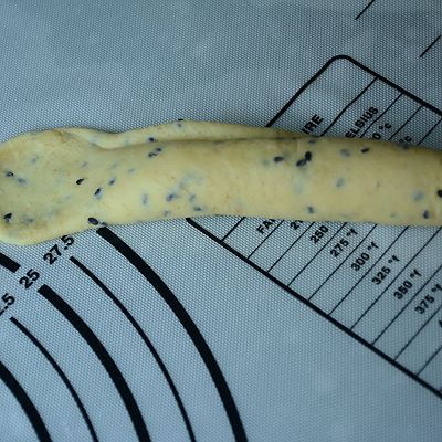  贝果|黑芝麻贝果三明治