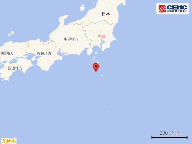 日本本州东南海域发生5.3级地震，震源深度10公里