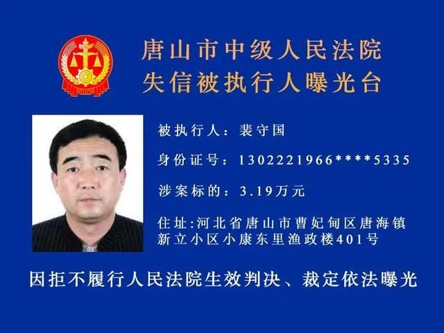 市中级人民法院|河北3市实名曝光！这些人将处处受限