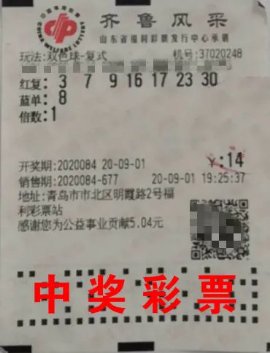 九月|新的月份新的气象，九月第一天TA就中出了1注双色球二等奖