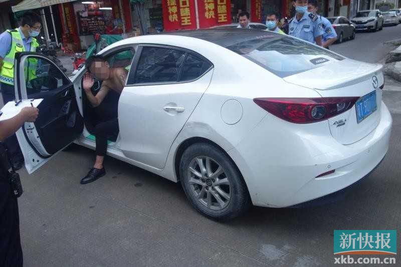  查车|男子醉驾将车停路中间睡着 警察查车竟说停车后才喝酒