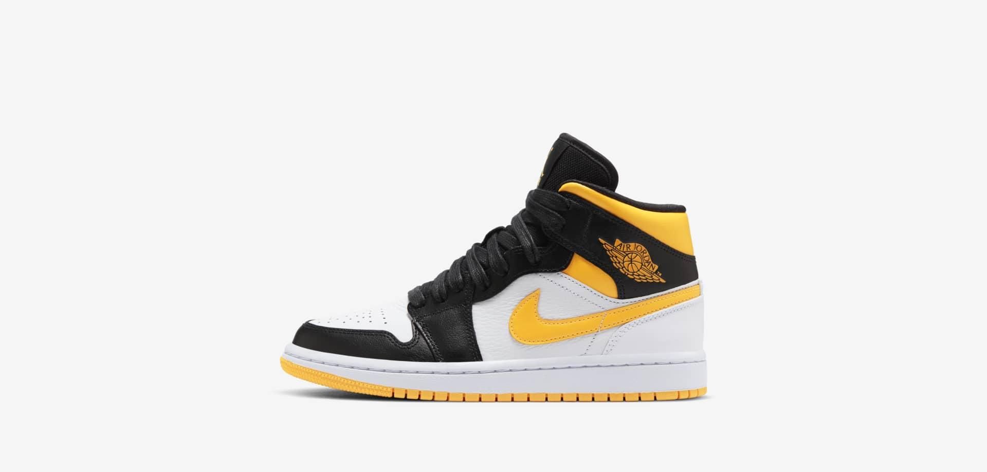  Air|黑脚趾+黄色飞翼！全新Air Jordan 1Mid登场