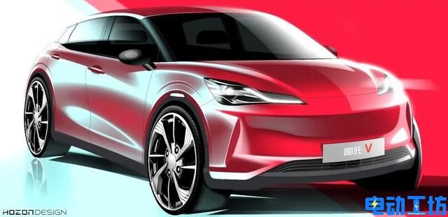  曝光|哪吒第三款新车——哪吒V实车曝光