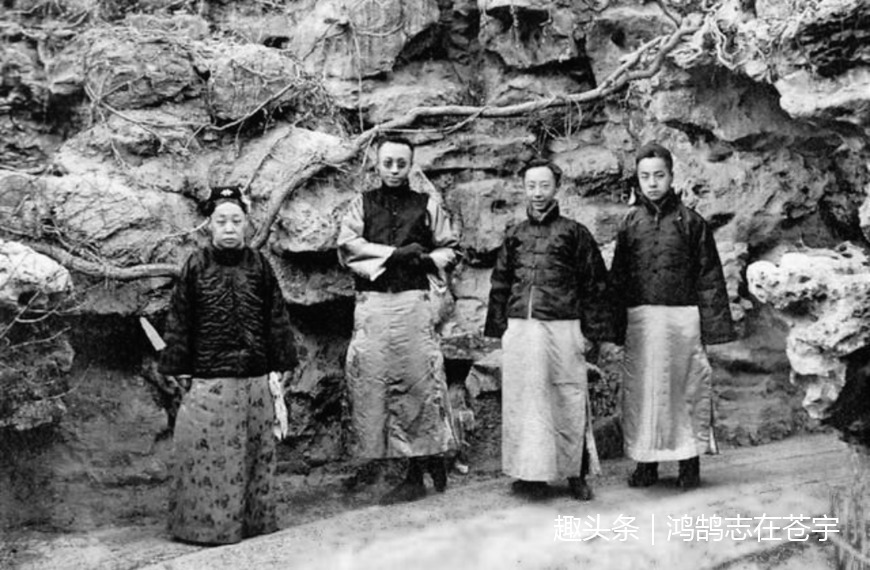 晚清|晚清皇族罕见照片，图三是光绪帝的外祖母，图五后妃同框实属罕见