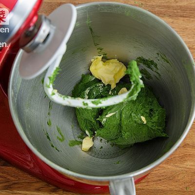 面团|抹茶麻薯夹心软欧