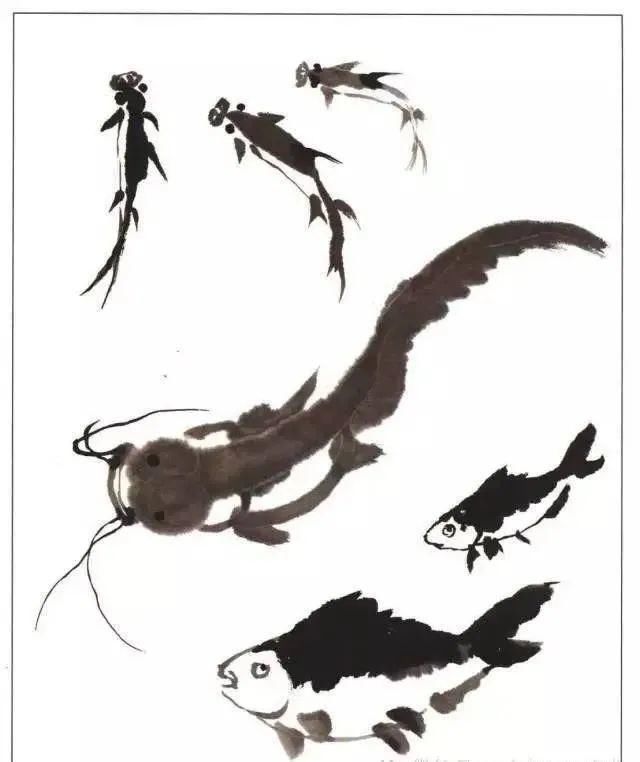  画法|怎么画鱼虾蟹蛙、写意《趣》画法