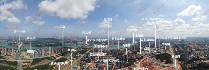 龙岗|航拍实景大图! 龙岗西片区教育、医院、商业、道路一网打尽