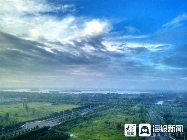 天空|济宁本轮降雨结束 雨过天晴快看“济宁蓝”