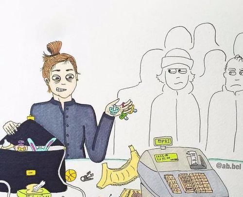  画下|一位妈妈用“怪异”的画风，画下她与熊孩子的日常，感动无数父母