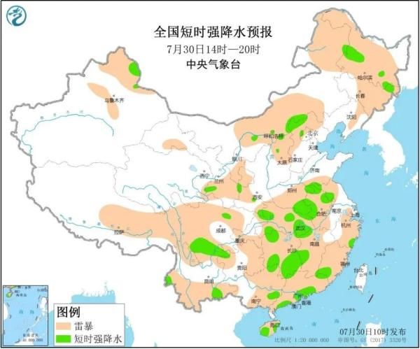 东北地区|北方对流性降水“遍地开花”！南方高温“迂回攀升”