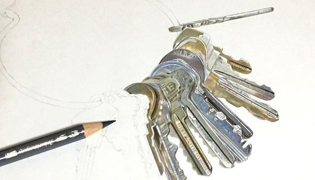  彩色|大脑混乱？无论怎么看，都是真「钥匙」！彩色铅笔的神奇