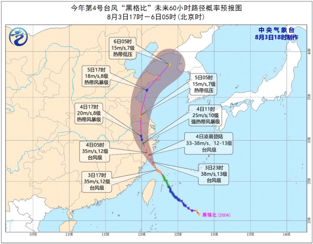 黑格|意外爆发！台风黑格比今夜巅峰强度登陆，上海明后天大风大雨。