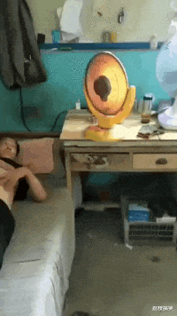 真的|搞笑GIF：我差点就真的以为你是在照镜子了