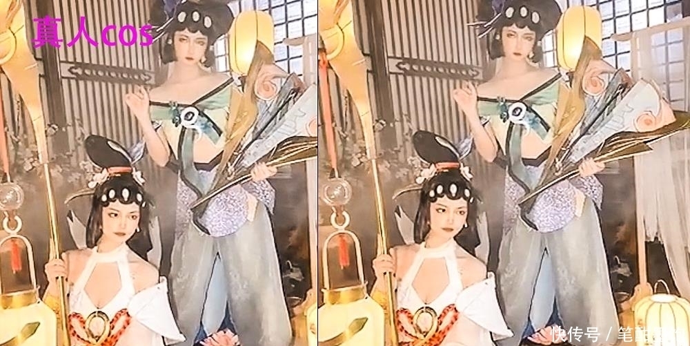 大乔|王者荣耀：大乔白蛇小乔青蛇特效太美，小姐姐的大乔cos更抢眼