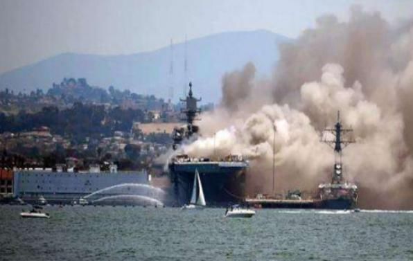  管理|美海军内部管理存在问题，连续起火三艘军舰，美海军受损严重