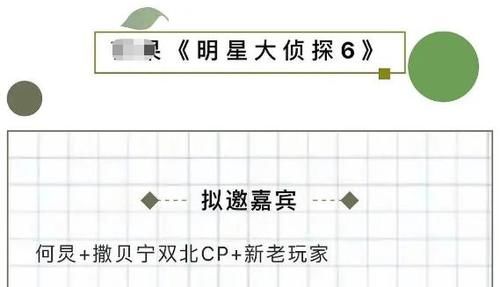  明星|《明侦》第六季阵容曝光！明星玩家数量减少，网友疑惑没有白敬亭