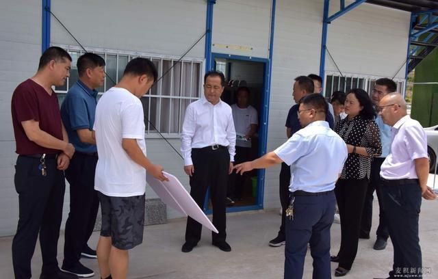 建设|成少平带队督查甘泉玉兰小镇文化旅游区项目和马跑泉中心卫生院迁建(区人民医院口口腔分院)项目建设情况