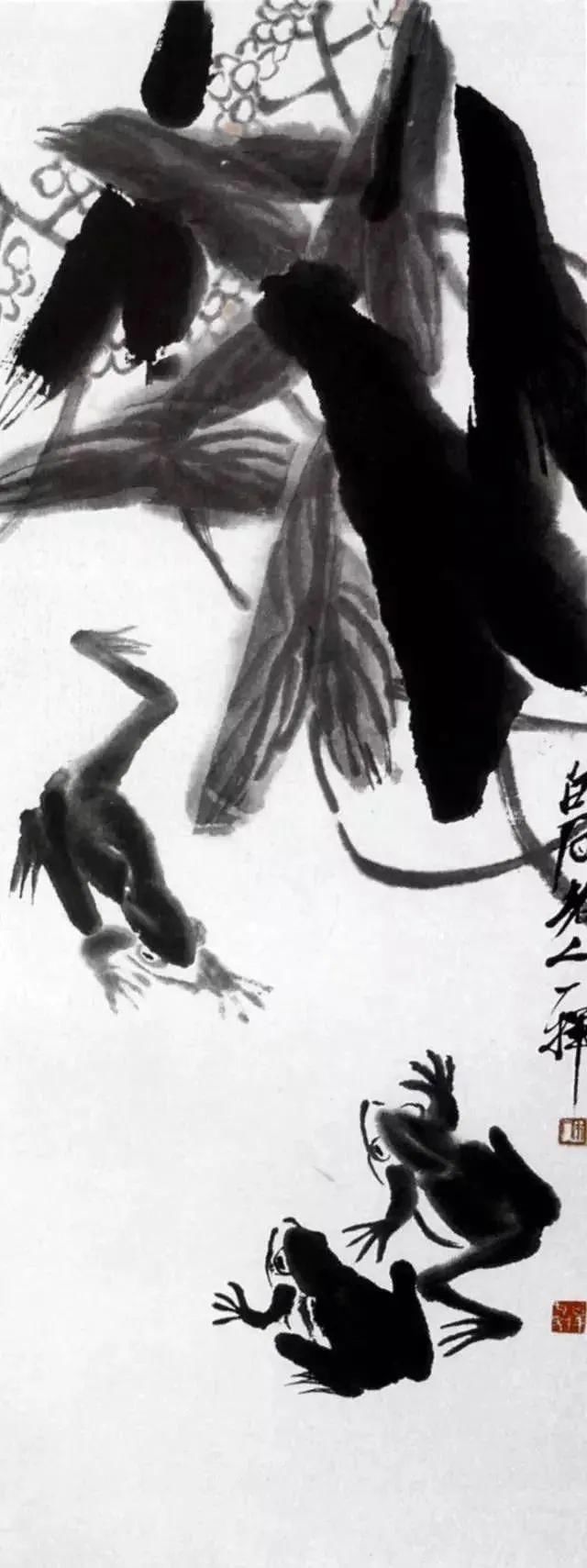  画法|怎么画鱼虾蟹蛙、写意《趣》画法