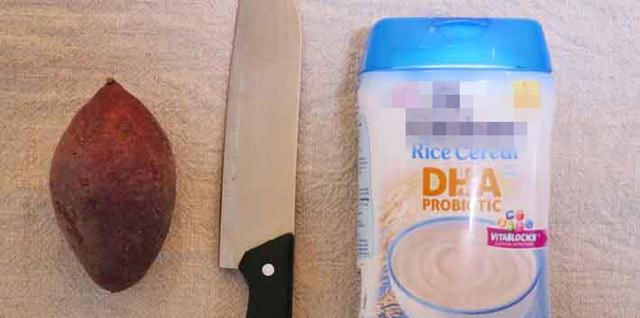 膳食|紫薯米糊,紫薯含有丰富的膳食纤维,能促进肠胃蠕动,预防便秘