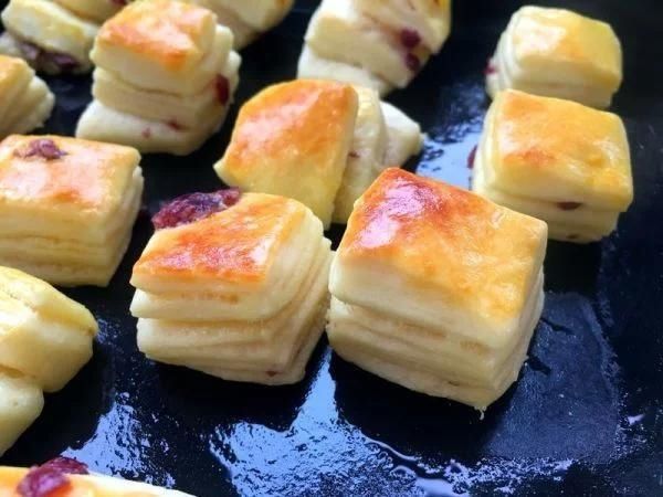  优格|蔓越莓优格面包块