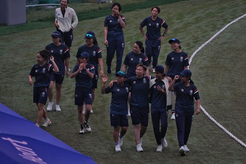 中国香港板球女队遗憾亚运之旅止步雨天