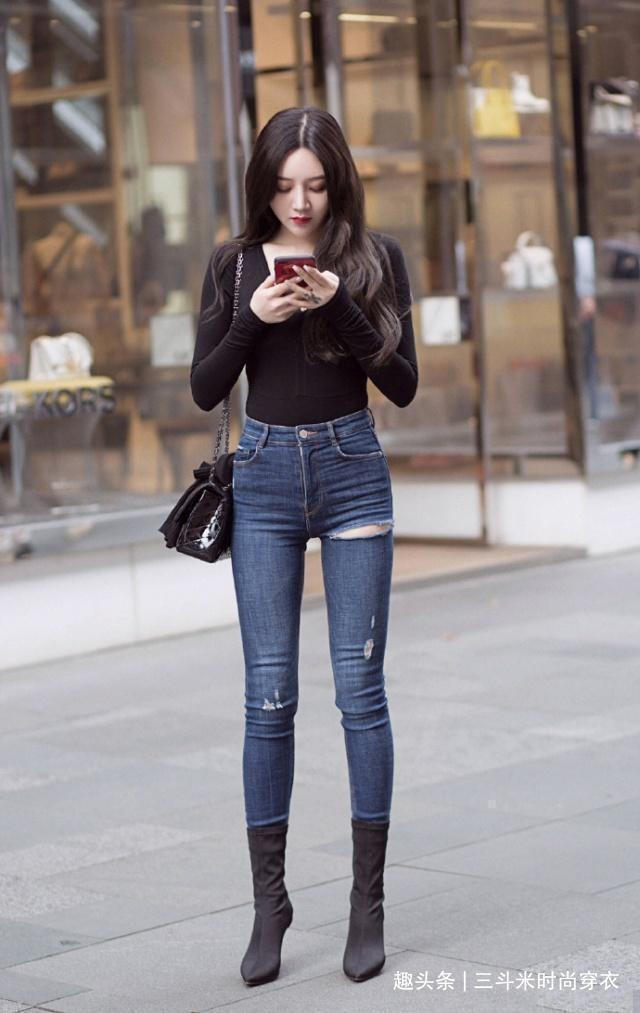 迷人|牛仔裤时尚不失魅力，时尚又百搭，整洁利落时髦迷人！
