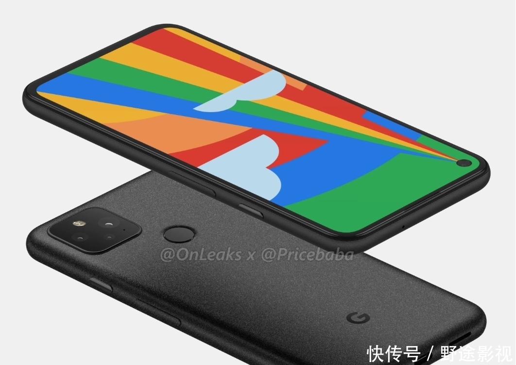 渲染|谷歌Pixel 4a 5G、Pixel 5外观渲染图曝光