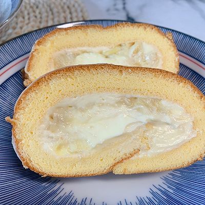  爱乐|爱乐甜零卡糖下午茶软嫩榴莲蛋糕卷