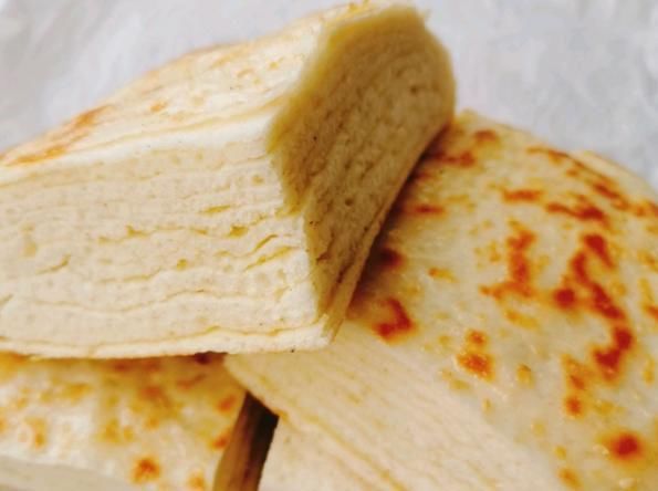  新手|千层饼换个做法, 一层一层撕着吃, 松软养胃, 新手也能一次成功