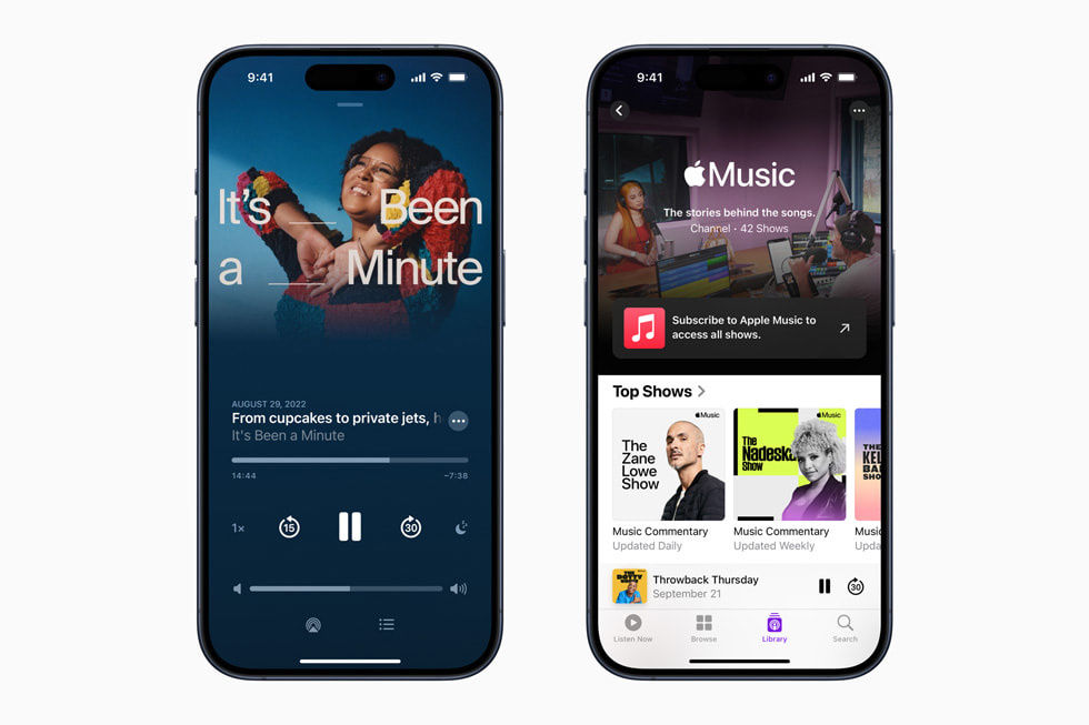 苹果播客接入 Apple Music 订阅，新增 60 多个原创播客节目
