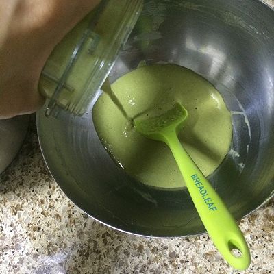 蛋糕|抹茶豆渣戚风蛋糕