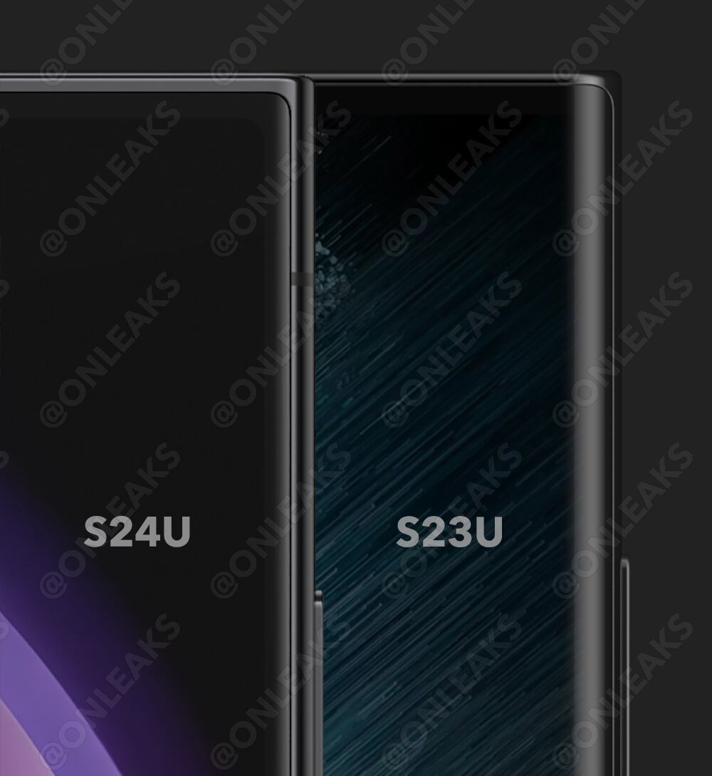 三星 Galaxy S24 Ultra 手机屏幕细节曝光：弧度更小，接近直框