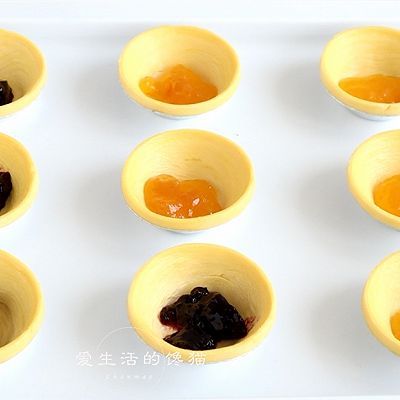  蓝莓|蓝莓芒果双味蛋挞