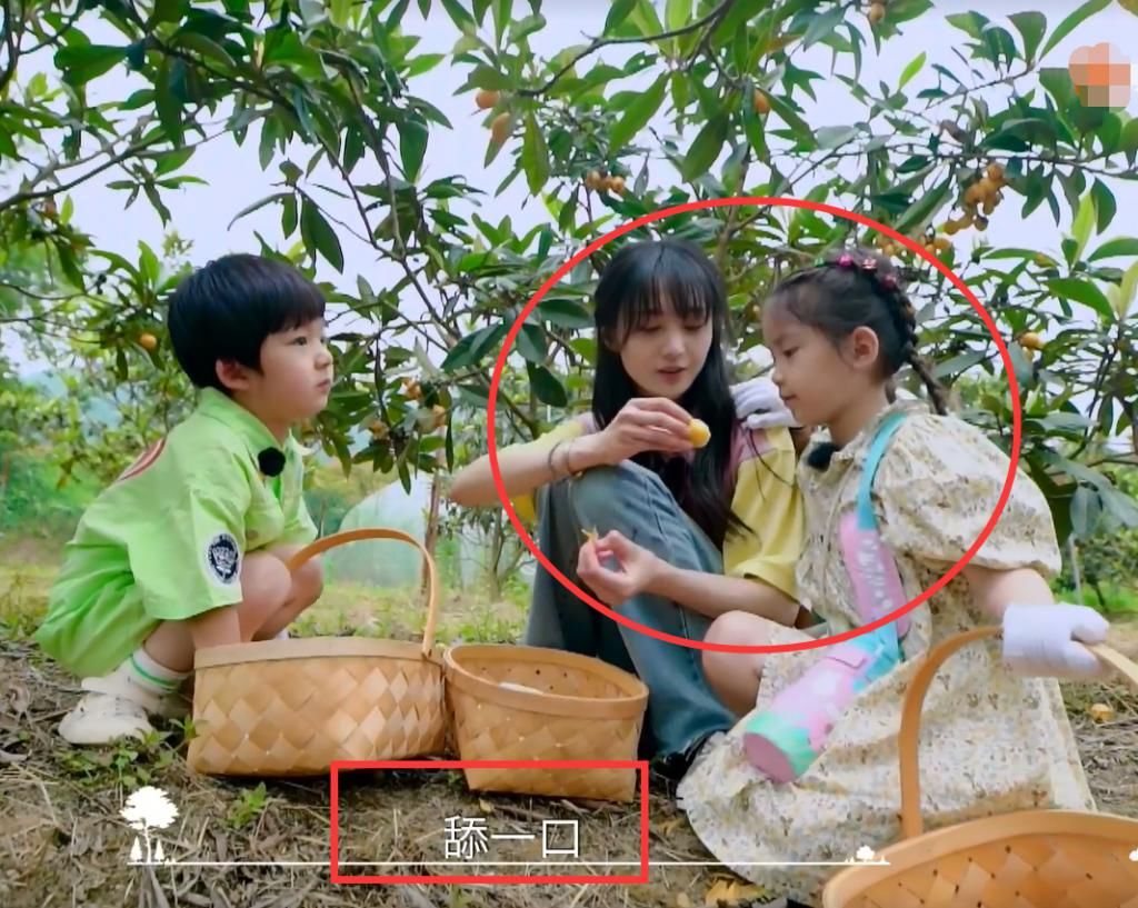  让小朋友|郑爽喂萌娃吃枇杷，不经意间的小动作证明：她会是个好妈妈