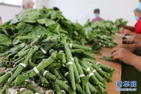 村民在道虎沟乡上泉|河北平泉：宠物饲料微工厂助脱贫
