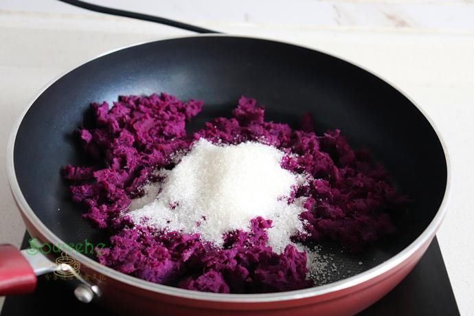 紫薯|自从学会做蔓越莓紫薯馅,每年中秋都炒十几锅,做月饼太好吃了!