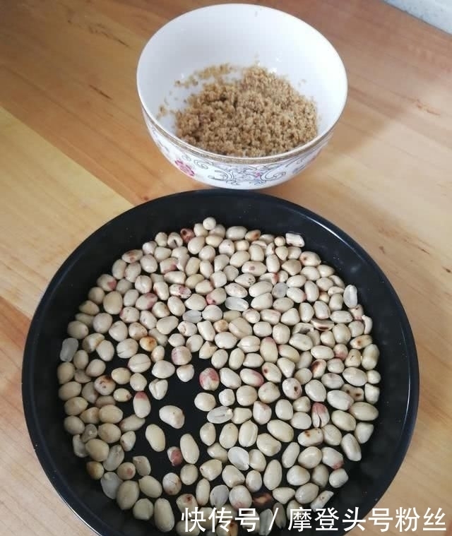 山药|一碗面粉,半碗花生米,不煮不炸,出锅花生香味浓郁,真好吃