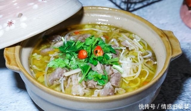 酸汤|朋友圈晒老公的晚餐,同事:我吃这些会“饿死”