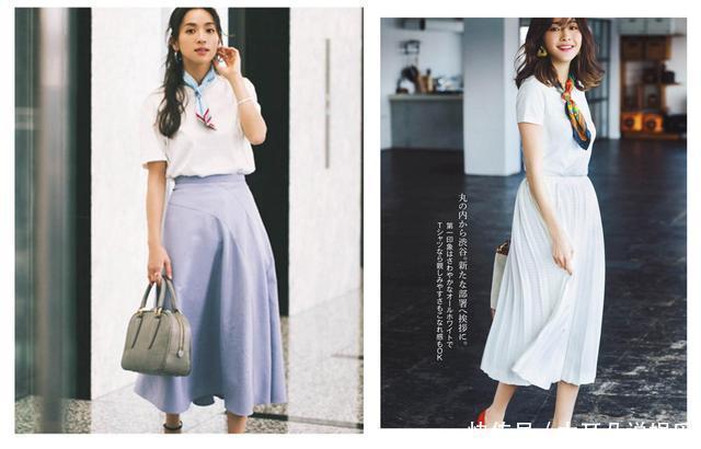 T恤|平淡无奇的T恤这么穿,竟比连衣裙还精致显气质