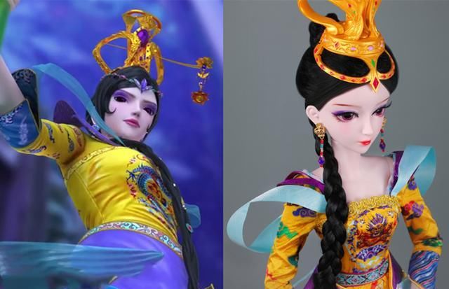  娃娃|叶罗丽现实版的娃娃形象，齐娜头发变长了，白光莹和曼多拉变美了