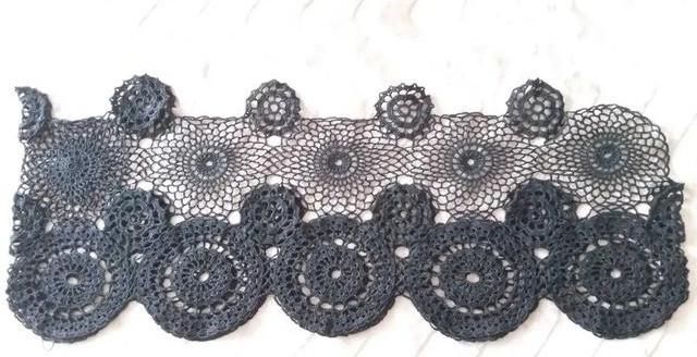 长裙|钩针编织一线连拼花半身裙，气质浪漫长裙你也可以织，附图解教程