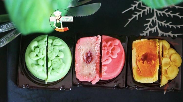 流心|此月饼第一次见,实在太美了,发朋友圈被点赞,网友:舍不得吃了